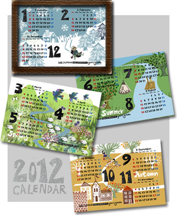 卓上カレンダー2012